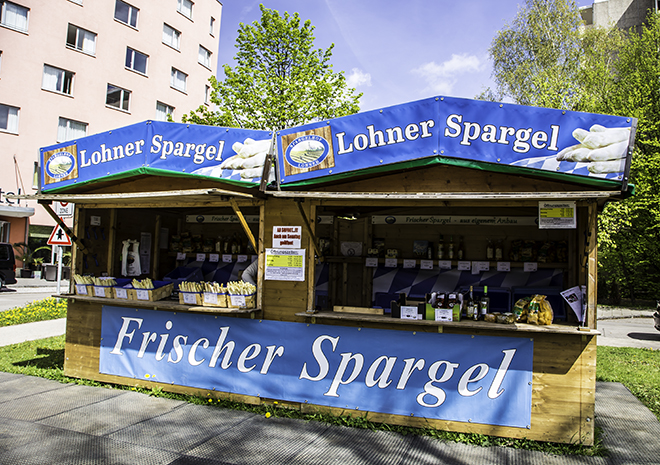 Lohner Spargelstand in München-Haar Foto: Christine Lisse