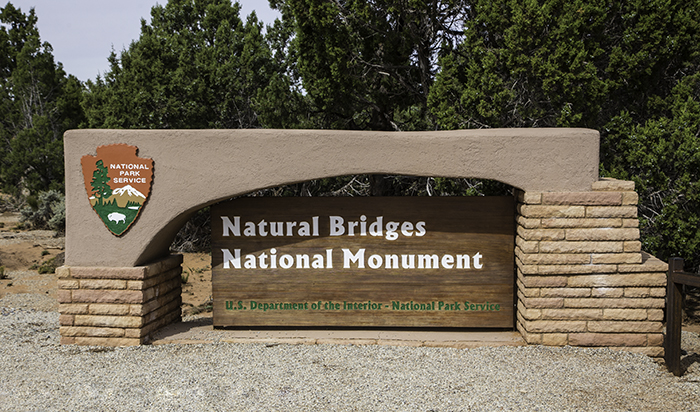Parkeingang am Natural Bridges National Monument in Utah Foto: Christine Lisse
