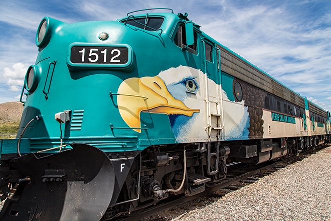 Lokomotive | Verde Canyon Railroad | Clarkdale | Arizona Foto: Christine Lisse