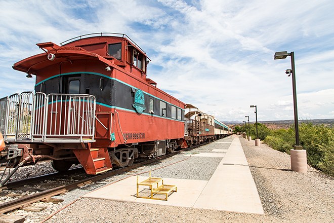 Caboose | Verde Canyon Railroad | Clarkdale | Arizona Foto: Christine Lisse