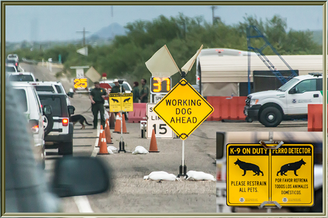 Border Control | Organ Pipe Cactus National Monument | Arizona Foto: Christine Lisse