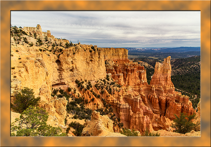 Blick vom Paria View in den Bryce Canyon