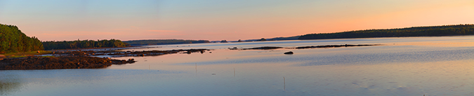 Panorama | Fjord Sunset Point Campground | Harrington | Maine 