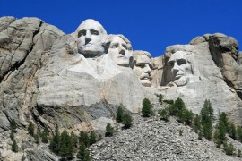 Predidents at Mt. Rushmore