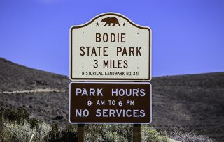 Geisterstadt Bodie im Mono County, Kalifornien