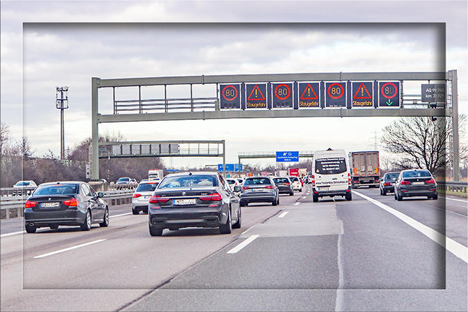 Bundesautobahn A9 Deutschland bei München